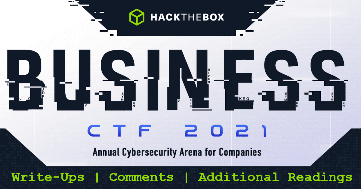 HTB Business CTF 2021