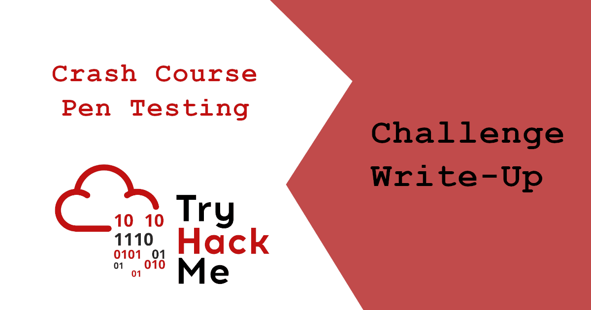 THM: Crash Course Pen Testing